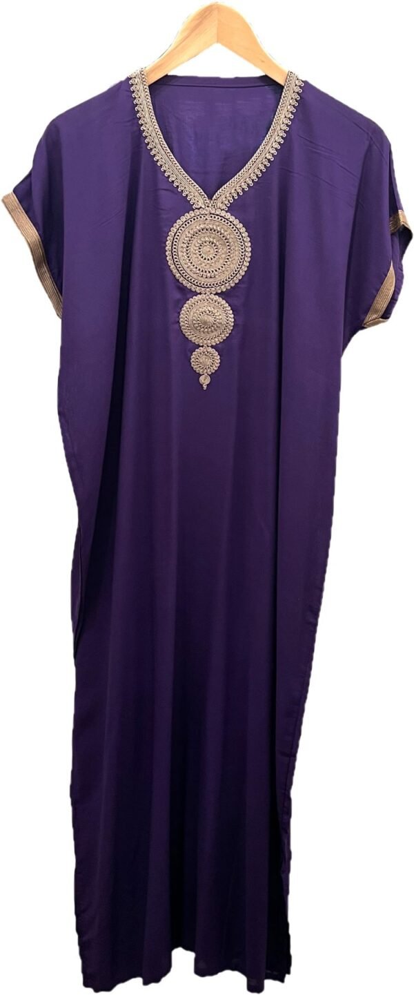 mauve womens kaftan