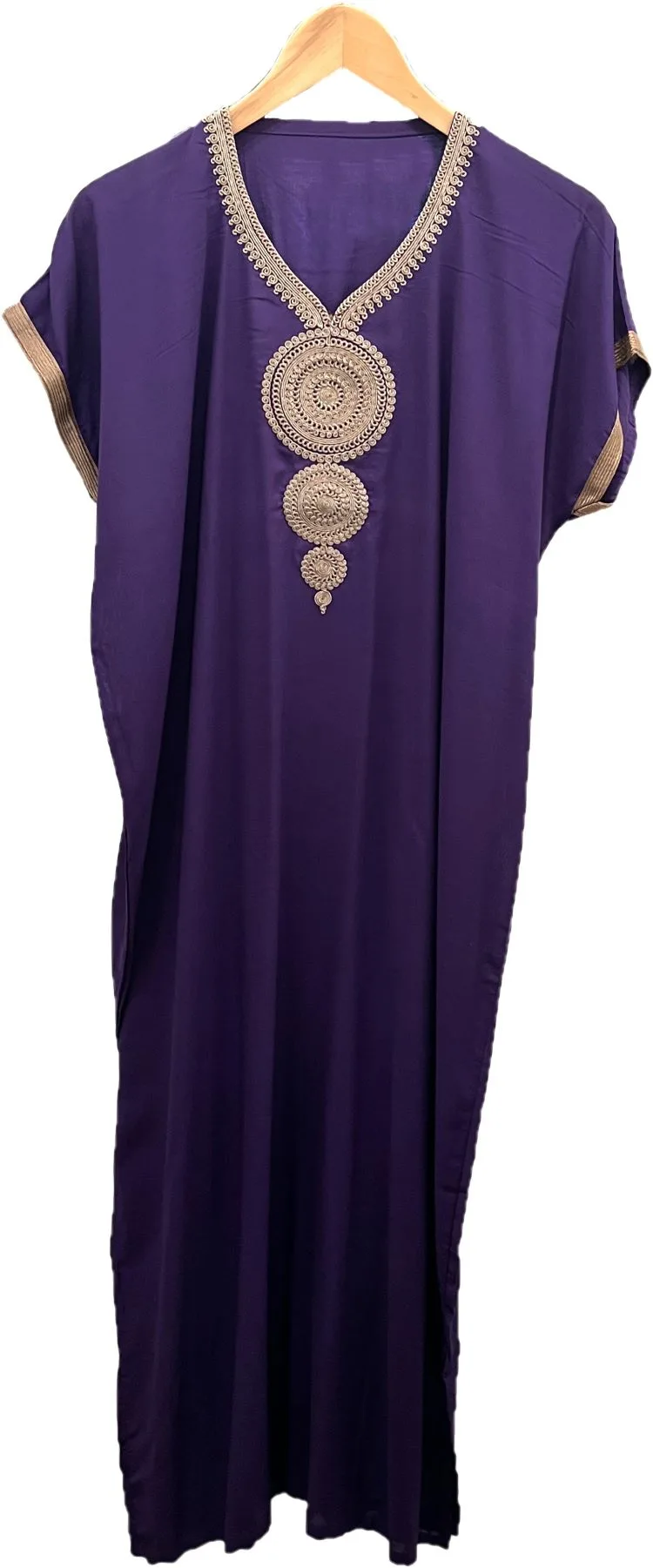 mauve womens kaftan