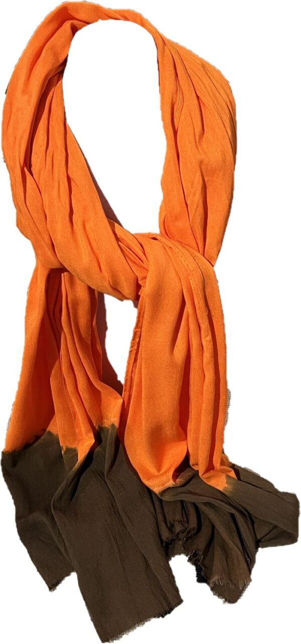 Moroccan orange scarf