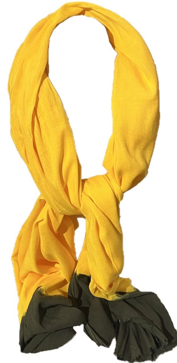 Large moroccan yellow scarf