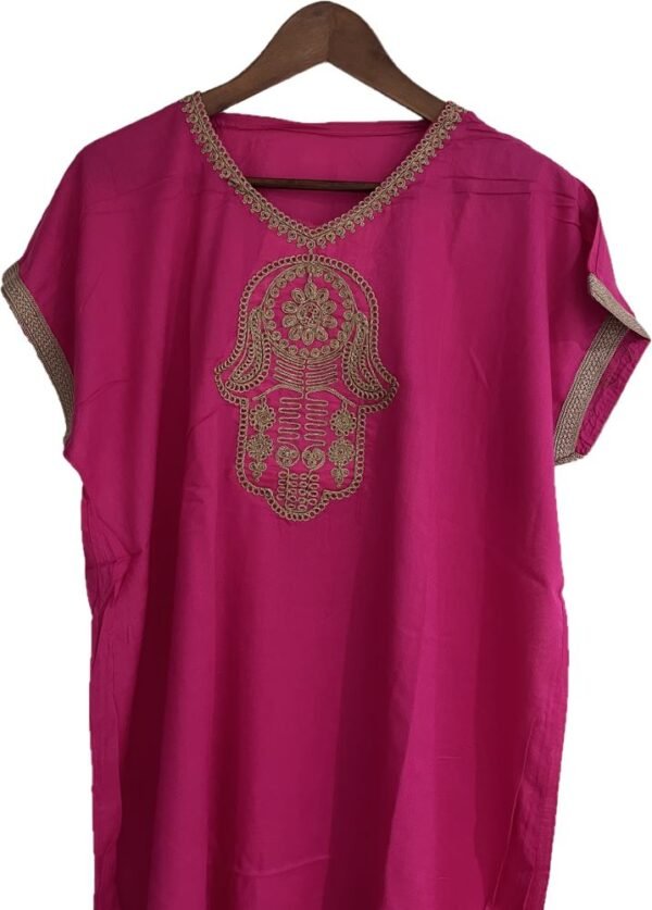 pink hamsa hand dress