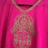 pink hamsa hand design dress2 hamsa hand design