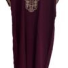 red Hamsa embroidered caftan hamsa clothing