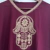 red Hamsa embroidered caftan1 hamsa hand clothing