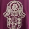 red Hamsa embroidered caftan3 red Hamsa embroidered caftan