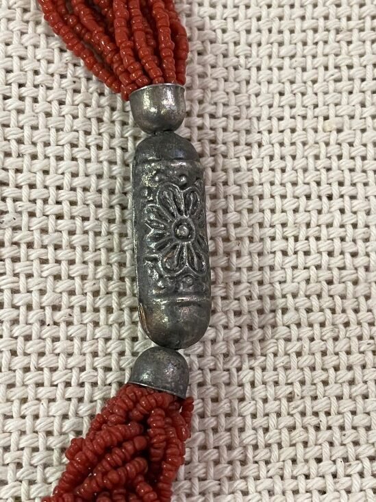 vintage Moroccan corail necklace