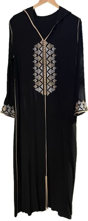 women black djellaba5 women black djellaba