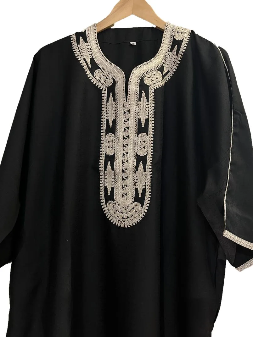 Long black kaftan practical and so comfortable