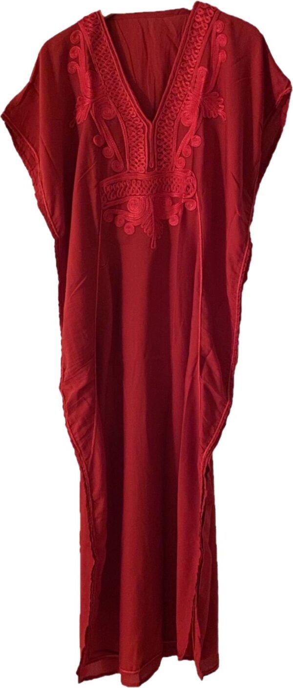 Moroccan red kaftan women