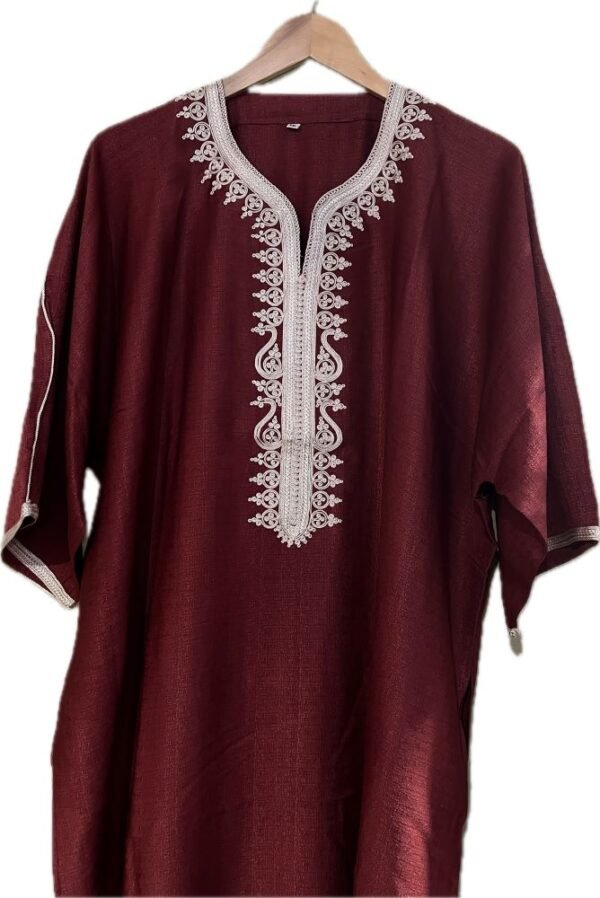 red long kaftan