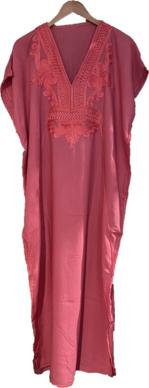Moroccan rose Pink long Kaftan Moroccan rose Pink long Kaftan