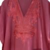 Moroccan rose Pink long Kaftan1 rose Pink long Kaftan