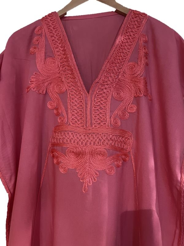 rose Pink long Kaftan