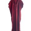red kaftan fpr women made of cotton