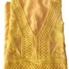 Yellow kaftan dress