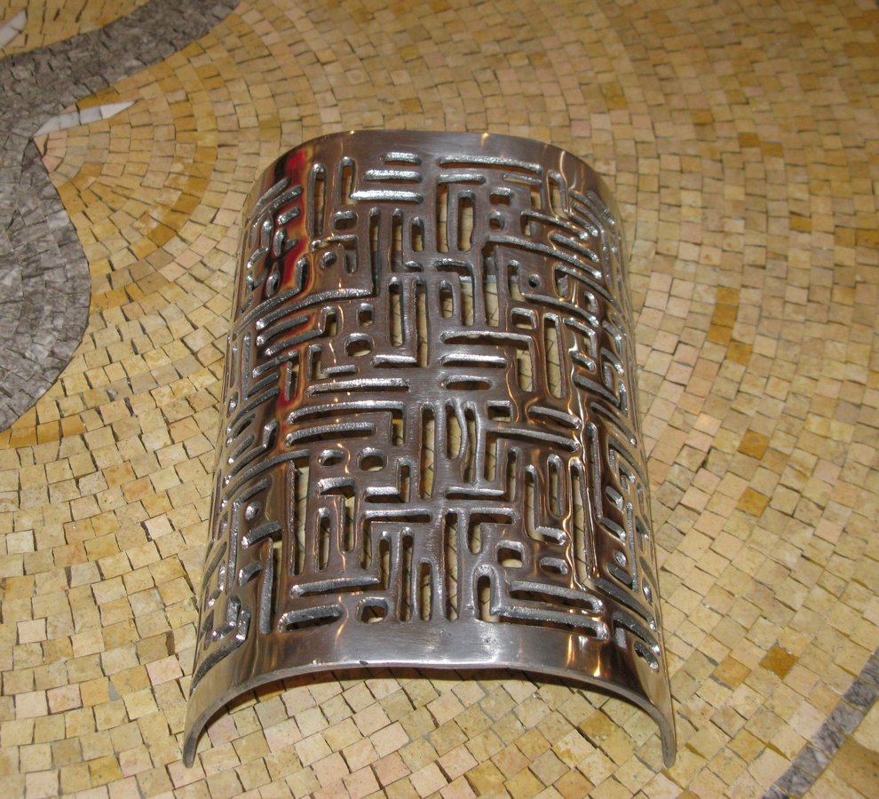 applique murale argentée maroc