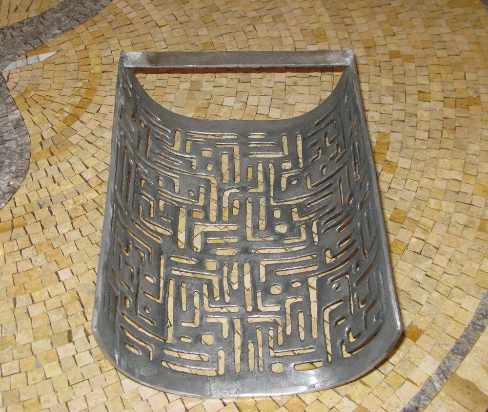 metal sconce from Morocco made of aluminum