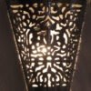 silver wall sconce at our Moroccan store Montreal