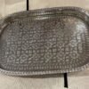 authentic Moroccan silver tea tray
