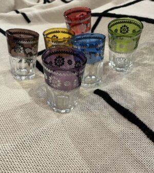 silver color tea glasses set for six silver color tea glasses set for six