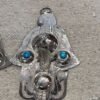 hang silver hamsa in home and business as a protective talisman