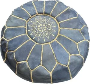 blue pouf blue pouf