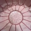pouf de couleur rose