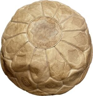 natural pouf large natural pouf large