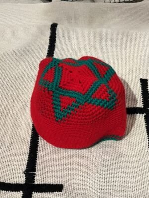 Moroccan flag beanie hat Moroccan flag beanie hat