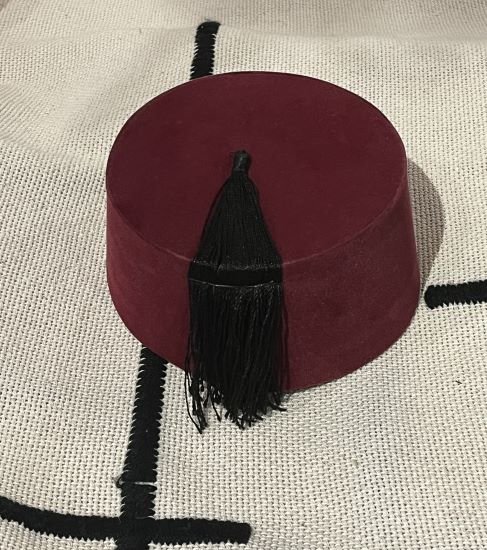 tarbouche marocain rouge