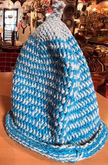 bonnet berbere de couleur turquoise