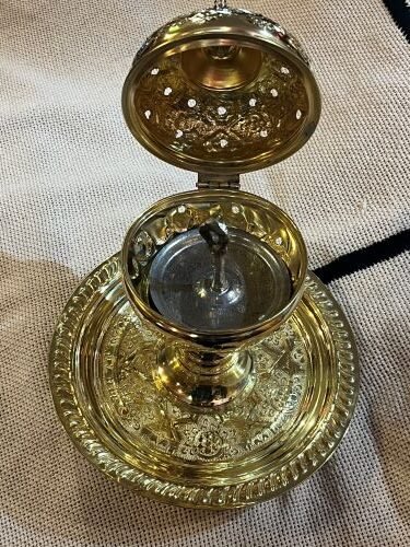 bakhoor brass incense holder