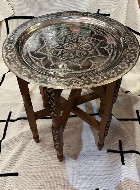 Moroccan end table