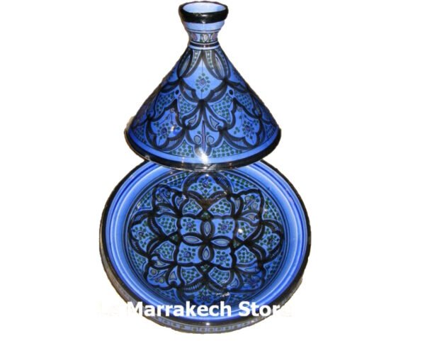 blue tagine for serving