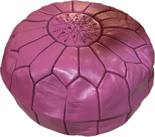 dark pink pouf