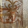 verres marocains avec un design dore