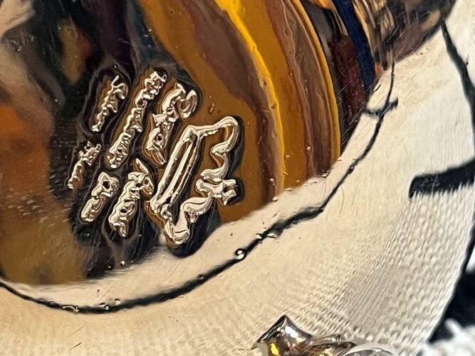 fez teapot engraved design by hand