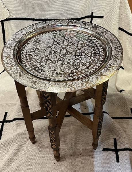 table marocaine argentee