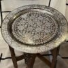 Moroccan silver table