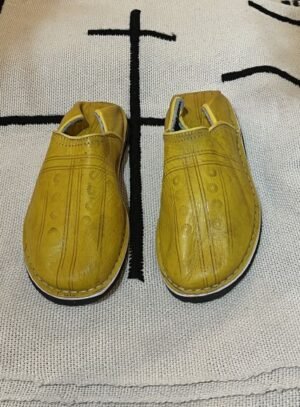 traditional yellow babouches