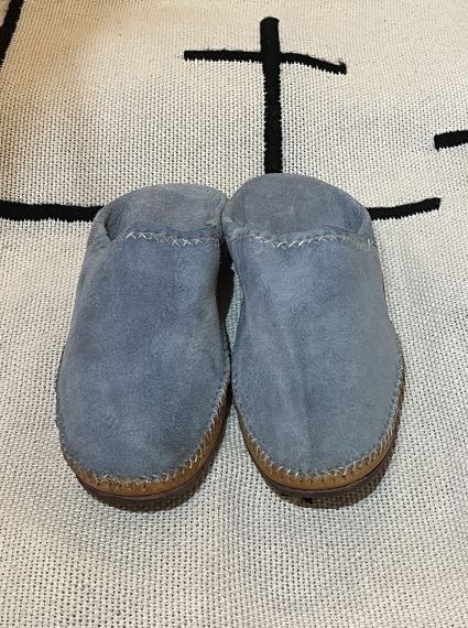 Moroccan suede slippers