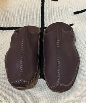 babouches homme en cuir