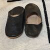 babouches noires femme1 pantoufles marocaines