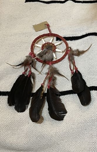 red dream catcher