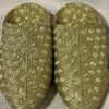 gold moroccan womens shoes slippers
