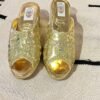 gold slippers gold slippers