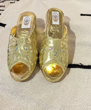gold slippers gold slippers