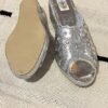 silver Moroccan women slippers shoes5 babouches femme decorees fils argent et pierres