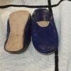 women blue slippers2 babouches slippers beu