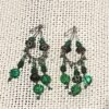 Dangle Earrings Green